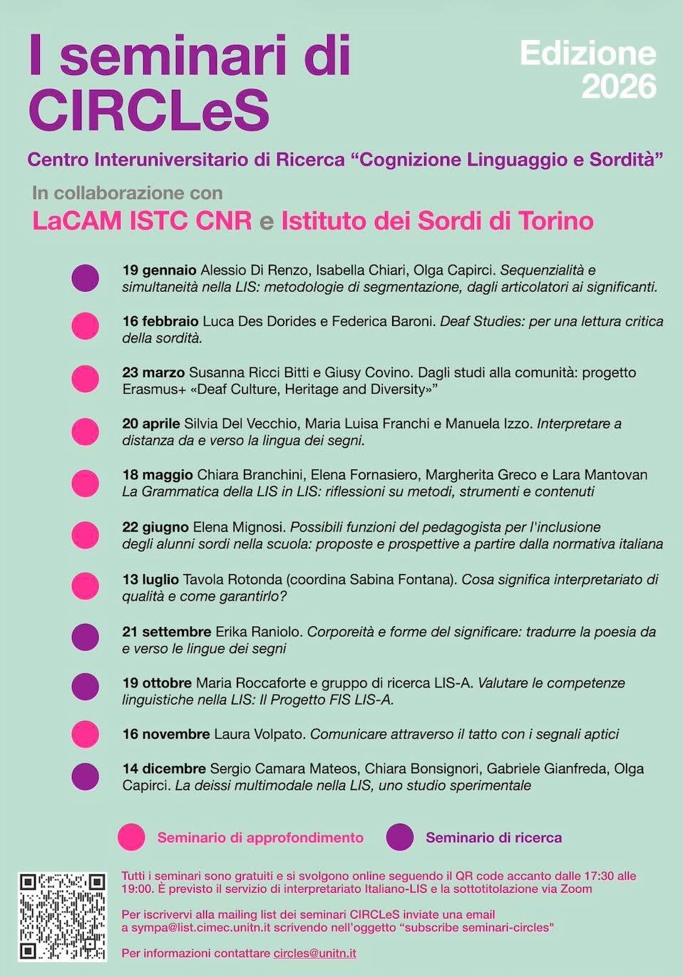 SEMINARI CIRCLES